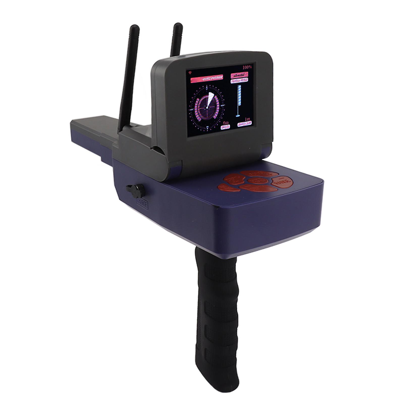 30m Depth Metal Detector 1500m Range Underground Metal Finder Scanner Equipment with Display for Gold Silver Copper EU Plug 100‑240V