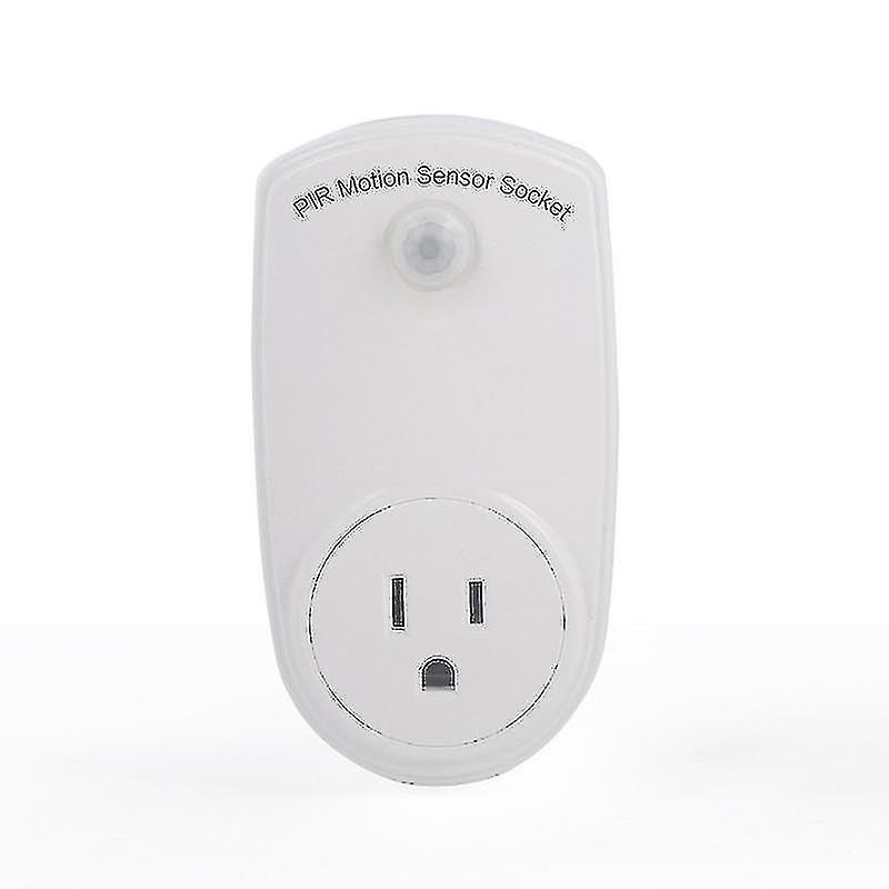 2 pièces Style de capteur de mouvement) Prises de capteur de mouvement Intérieur Plug In Motion Sensor Light Control Motion Sensor Light Switch Détecteur de mouvement pour couloir
