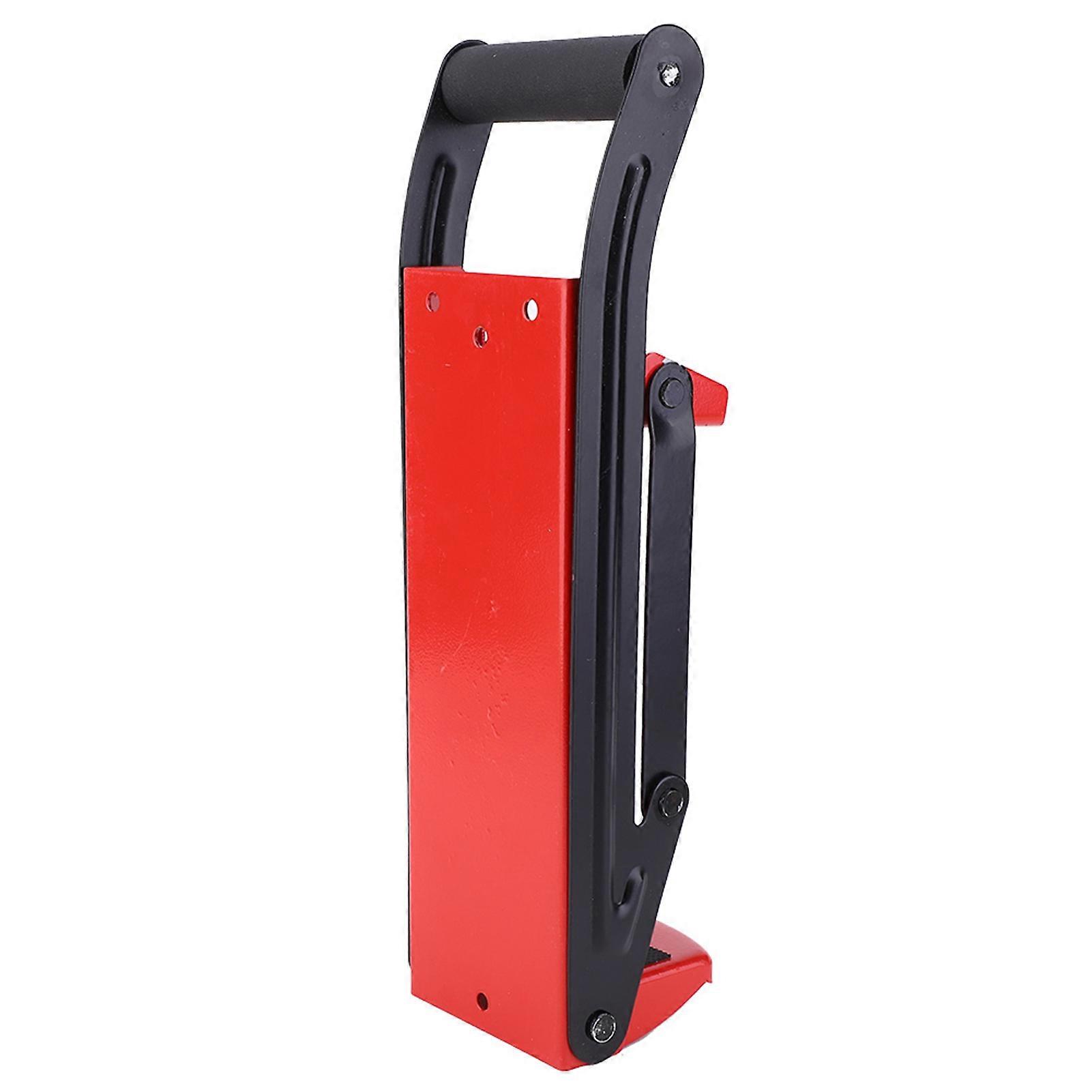 500ML Can Crusher Red Steel Rubber Handle Plastic Bottle Recycling Tool with Opener A-B