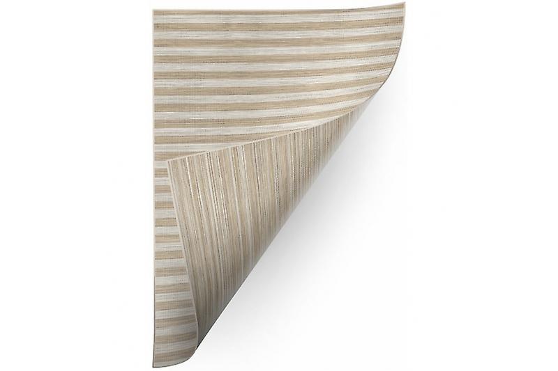 Carpet DOUBLE 29203/750 STRIPES brown/beige double-sided