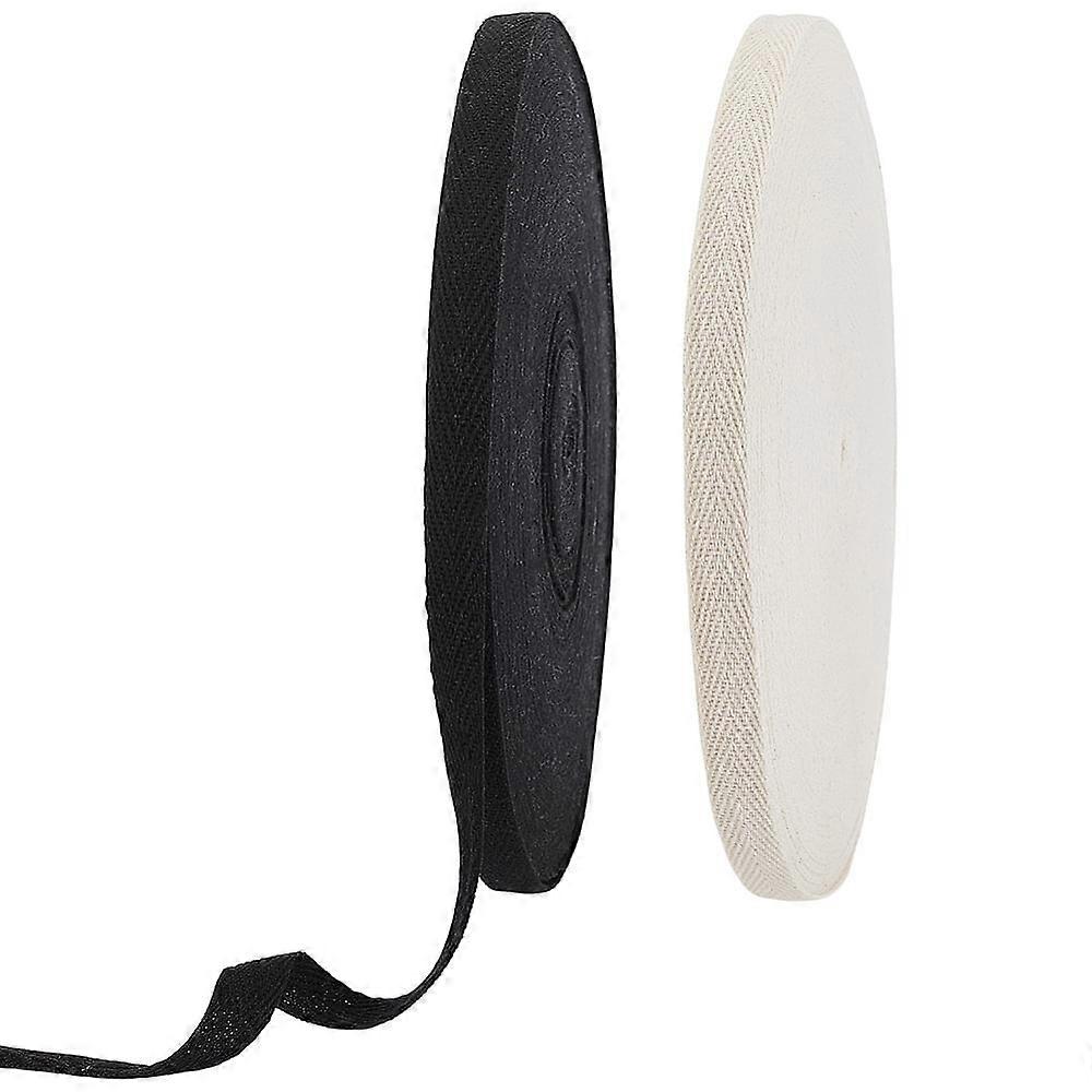 Vliesstoffe Schmelzklebeband Stoff Fixierband Bügeleisen auf Saum Band Weiß 3/8 Zoll (9mm) 100m / Rolle