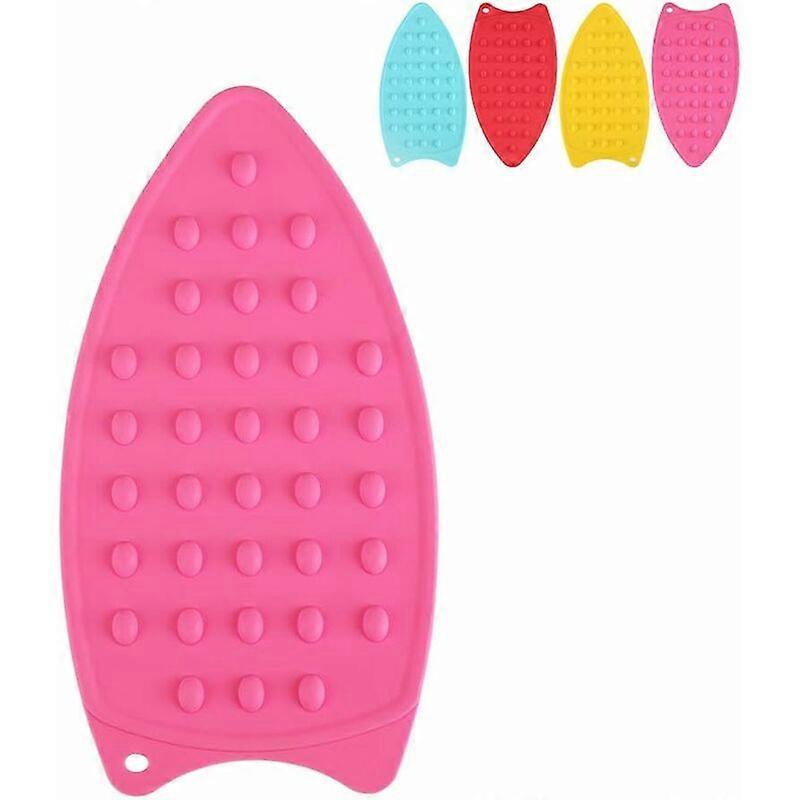 Silicone Ironing Mat, Multifunctional Silicone Iron Rest Pad for Ironing Board, Hot Safety Protection Ironing Rest Pad (4 Colors, 14X26