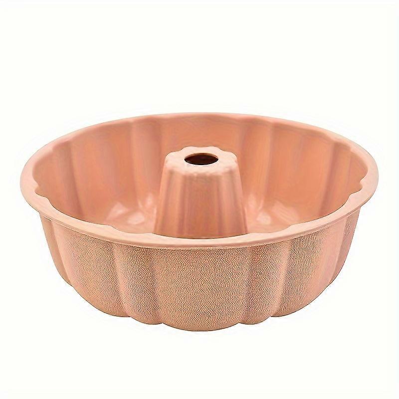 10'' Fluted Tube Silicone Cake Mold - Non-Stick, BPA-Free, Perfect For Holiday Baking & Easy To Clean