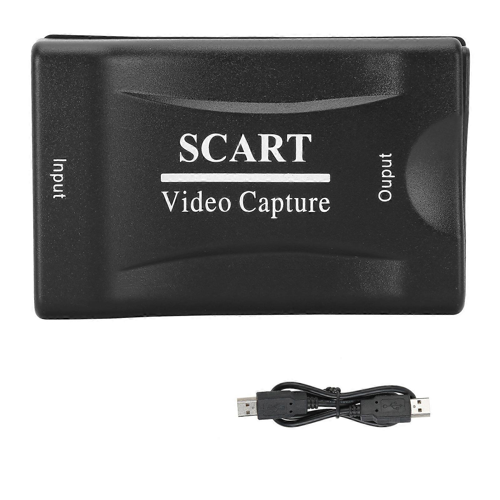 Professional Usb2.0 Scart Capture Card Game Video Live Streaming Recording Box