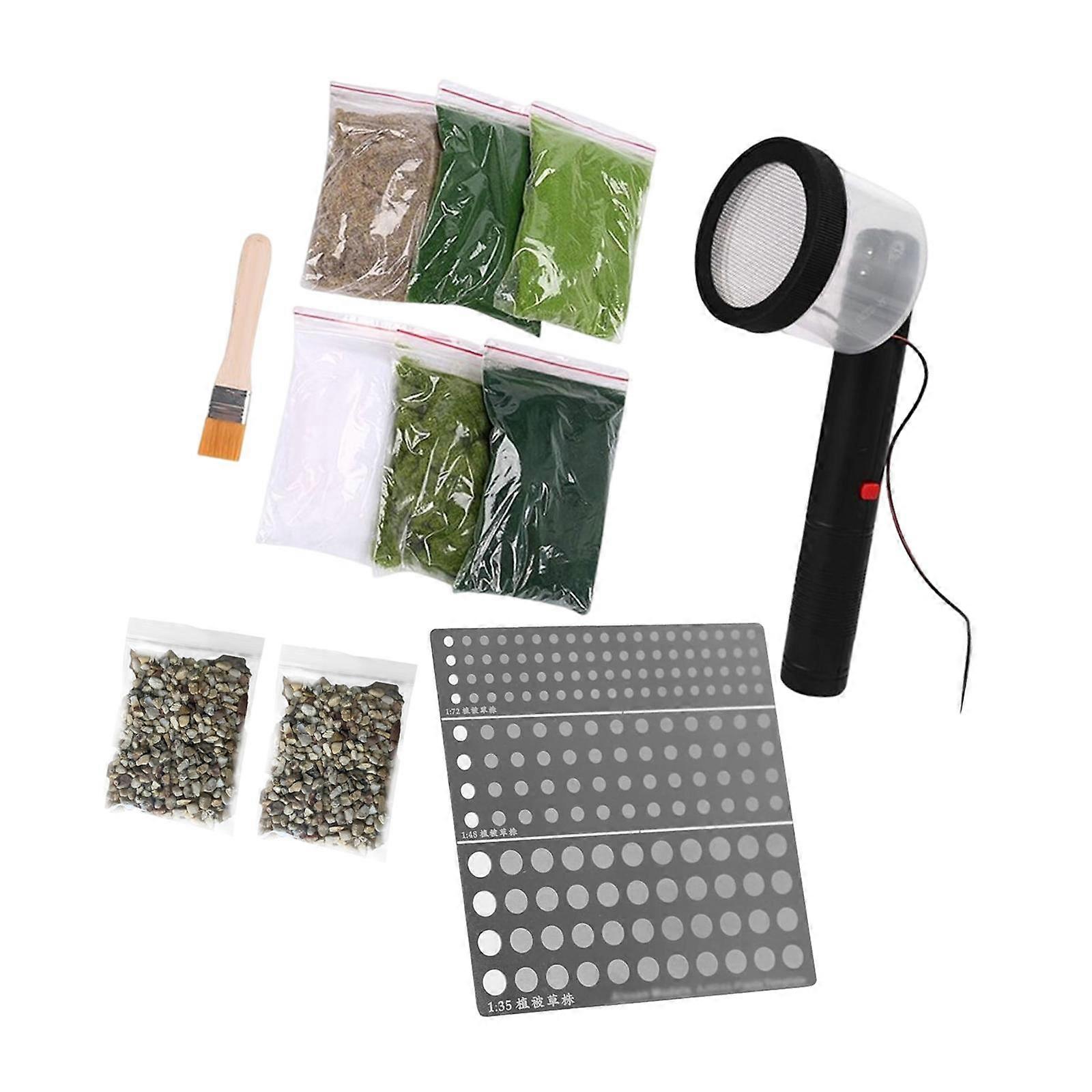 Static Grass Flocking Applicator Mini Electrostatic Flocking Machine for DIY