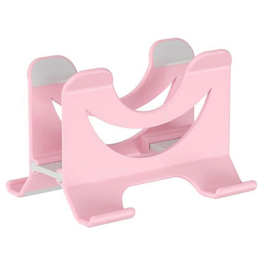 Vertical Laptop Stand Desktop Holder Notebook Dock Space-Saving for /// for Chrome Book Pink
