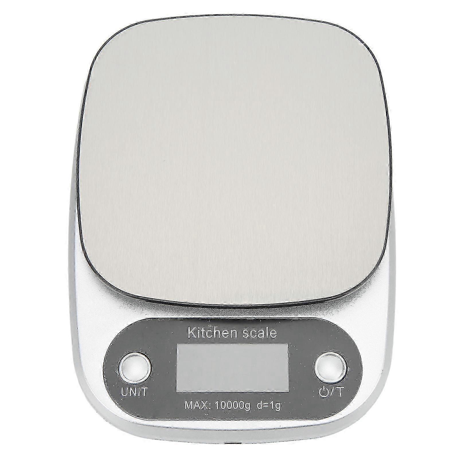 Kitchen Food Scale High Accuracy Fast Cleaning LED Screen Blue Backlight for Baking Cooking