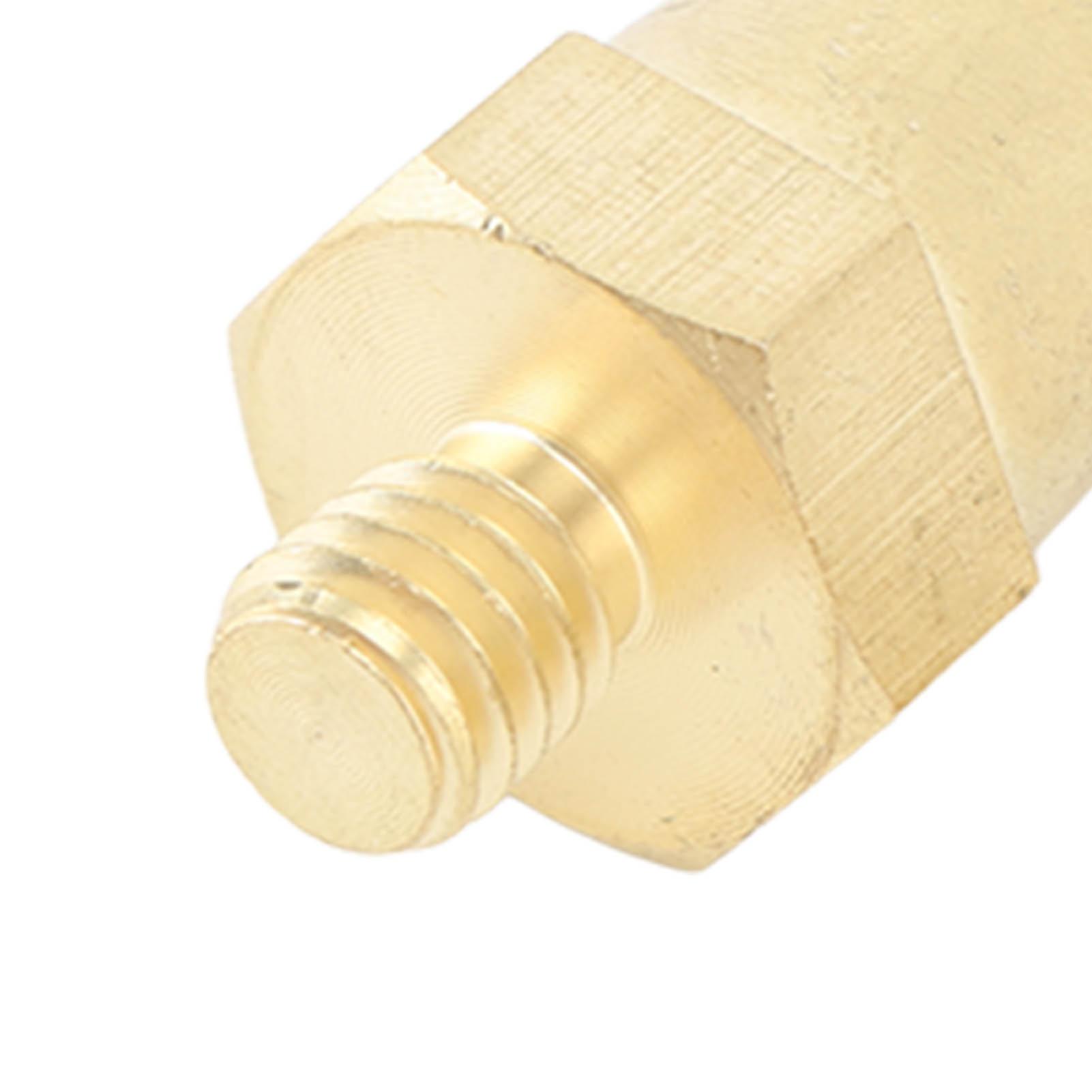 One Pair Brass Battery Side Terminal Charging Posts Fit for 9.2mm Positive and Negative Battery Cable Terminals