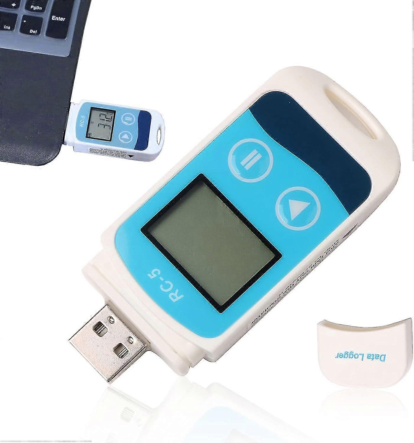 Rungao USB Waterproof Thermometer Temperature Gauge Data Logger RC-5 Internal Recorder Sensor Tool