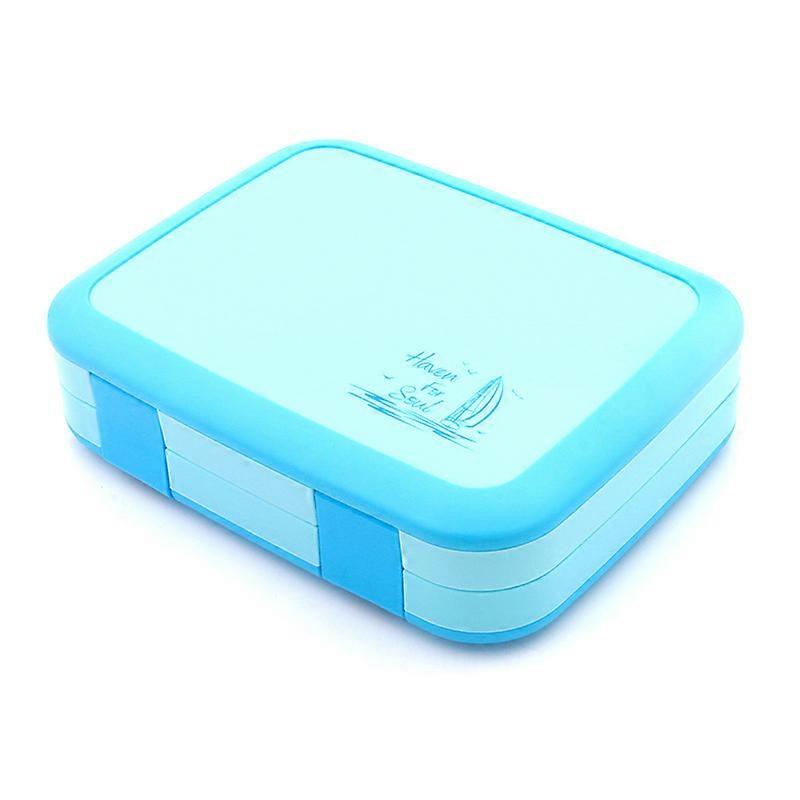 Portable Student with Lunch Box Clamshell Multi-compartment Seal