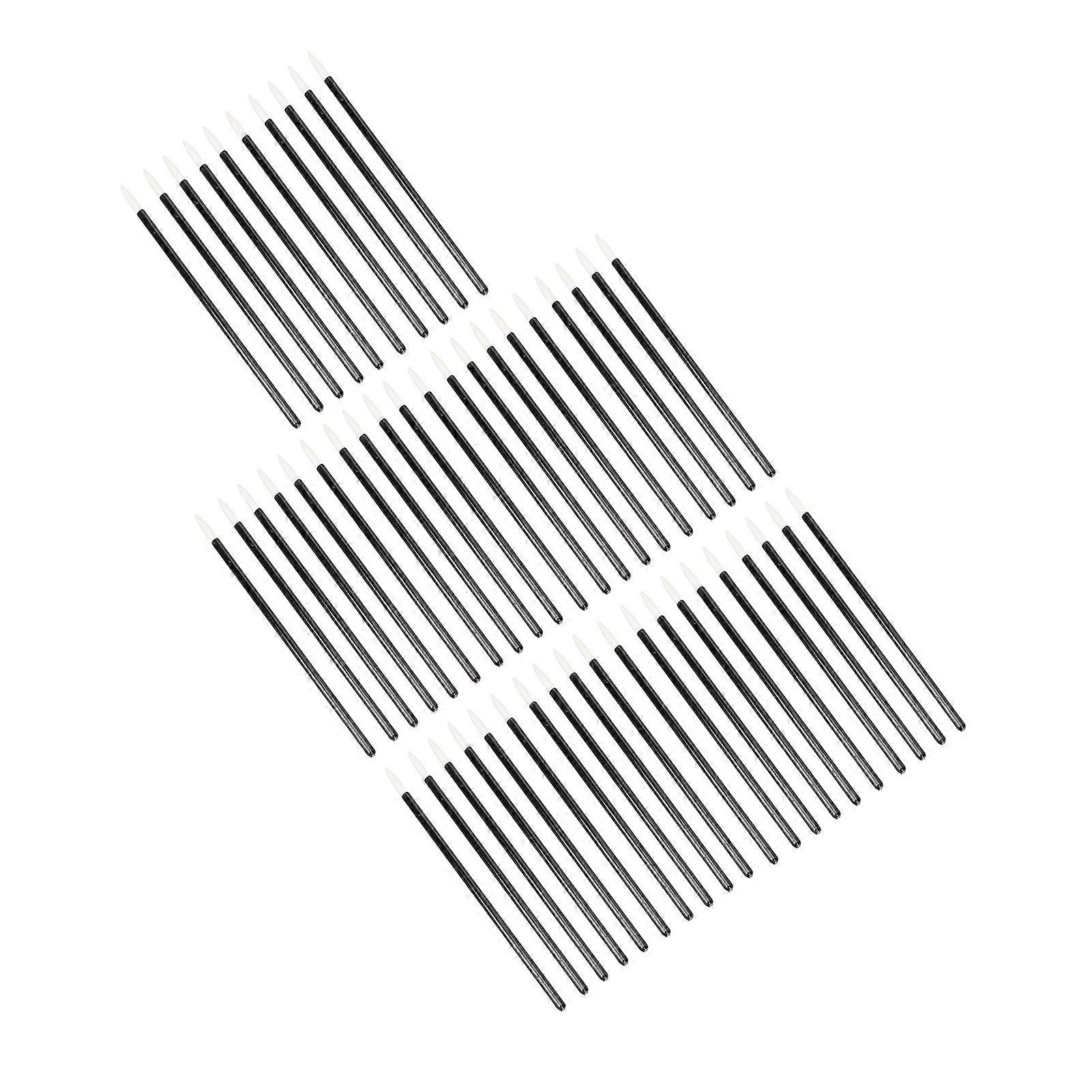 Disposable Eyeliner Brushes 50pcs Fine Tip Applicators Portable Multifunctional Wands