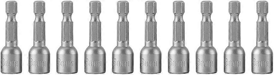 10Pcs Magnetic Hexagon Hex Bit Set With Magnetic Hex Bits And Hex Sockets For Hex Socket Drill Bit