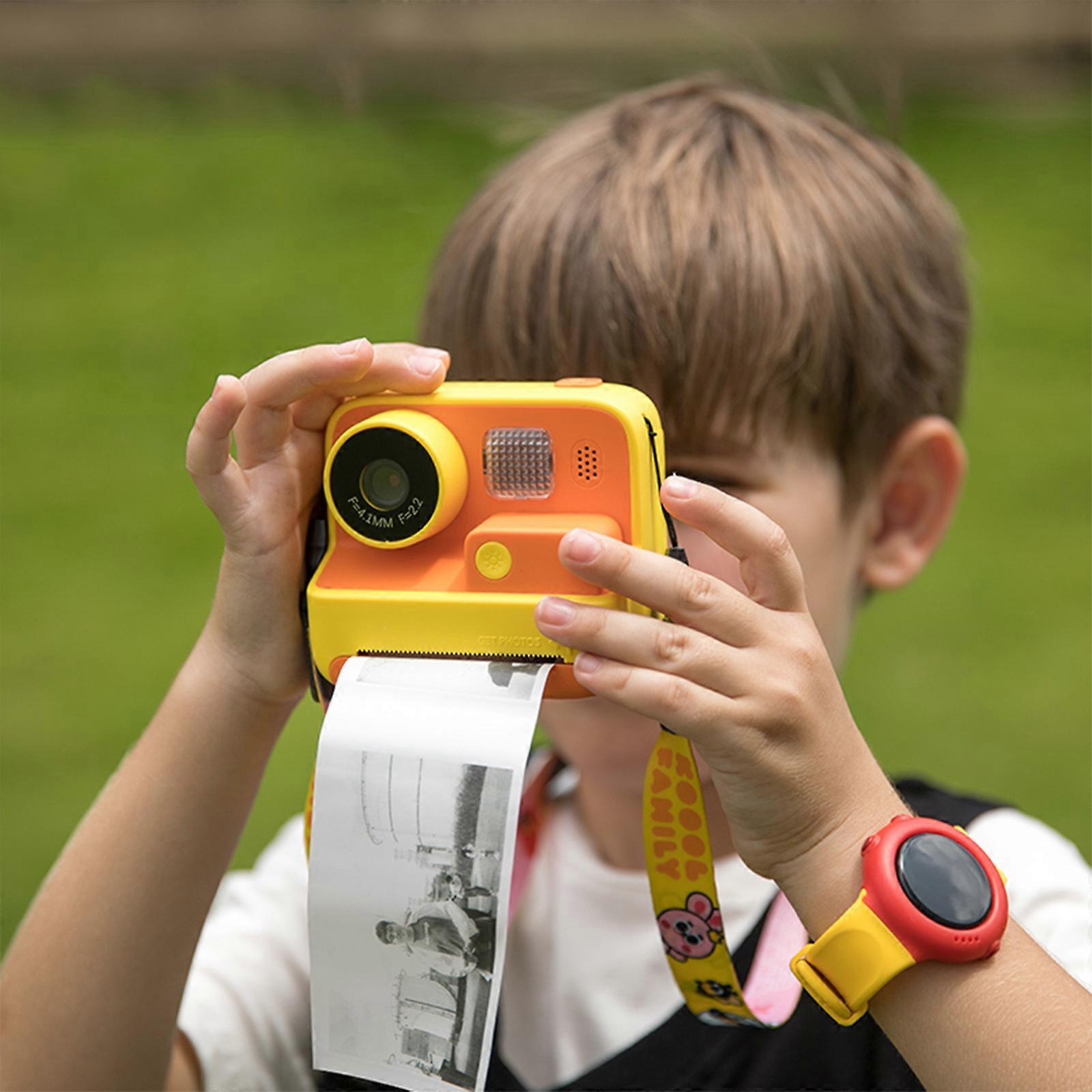 Lens Photography Camera Toys Instant Print Camera For Toy Camera With Print Paper Portable Digital Creative Print Camera For Boys And Girls