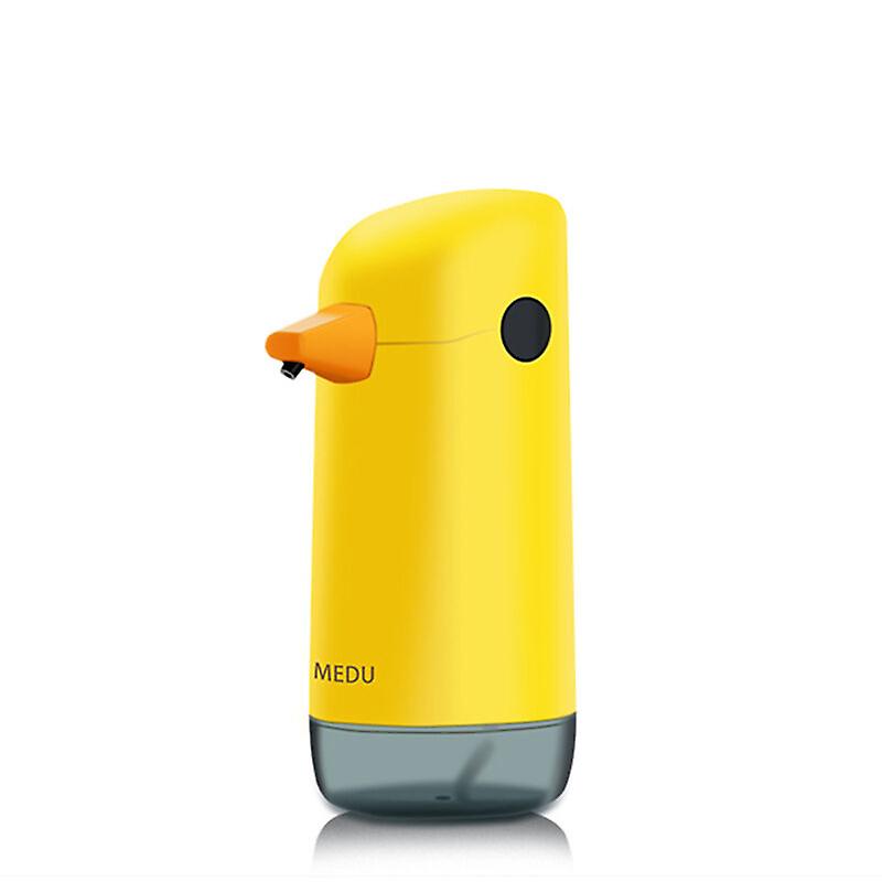 Automatic Soap Dispenser, Yellow Cute Duck Touchless Soap Dispenser, Infrared Sensor, Battery Powered, for Bathroom Kitchen