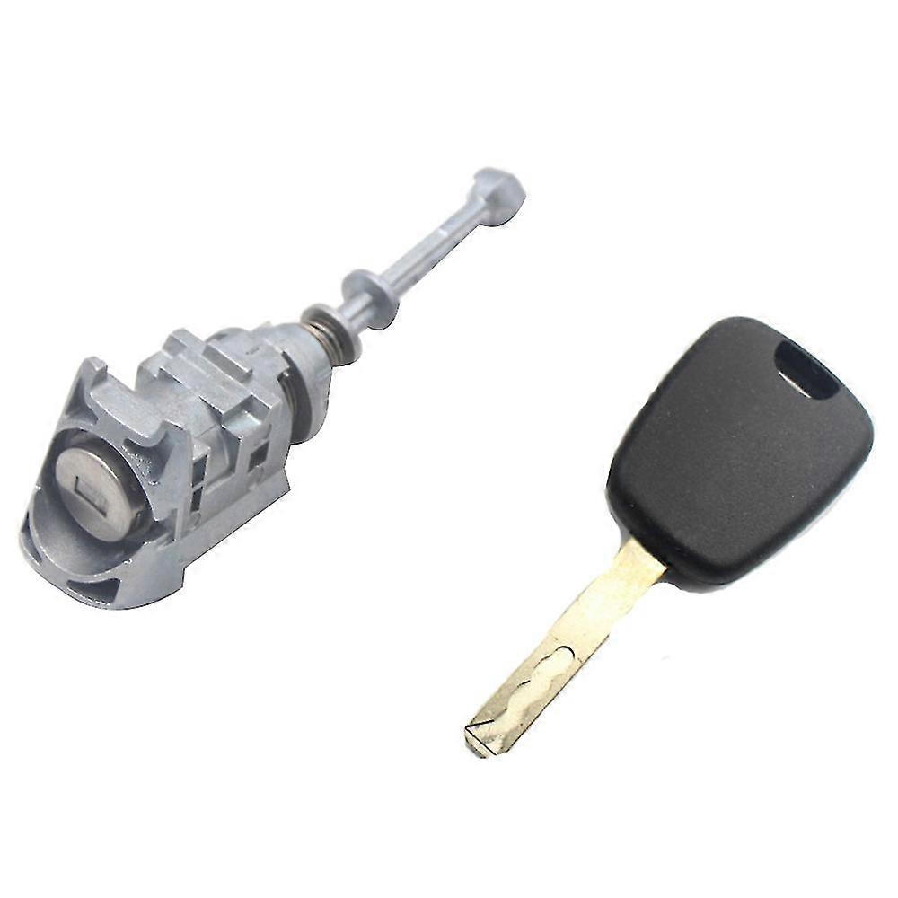 1set Front Left Door Lock With 1 Key For Citroen C4 2004-2008