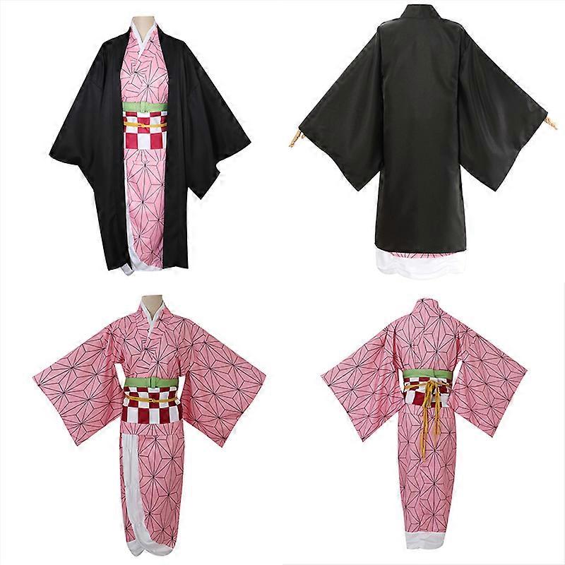 Anime Kamado Nezuko Cosplay Costume Demon Slayer Cosplay Uniform