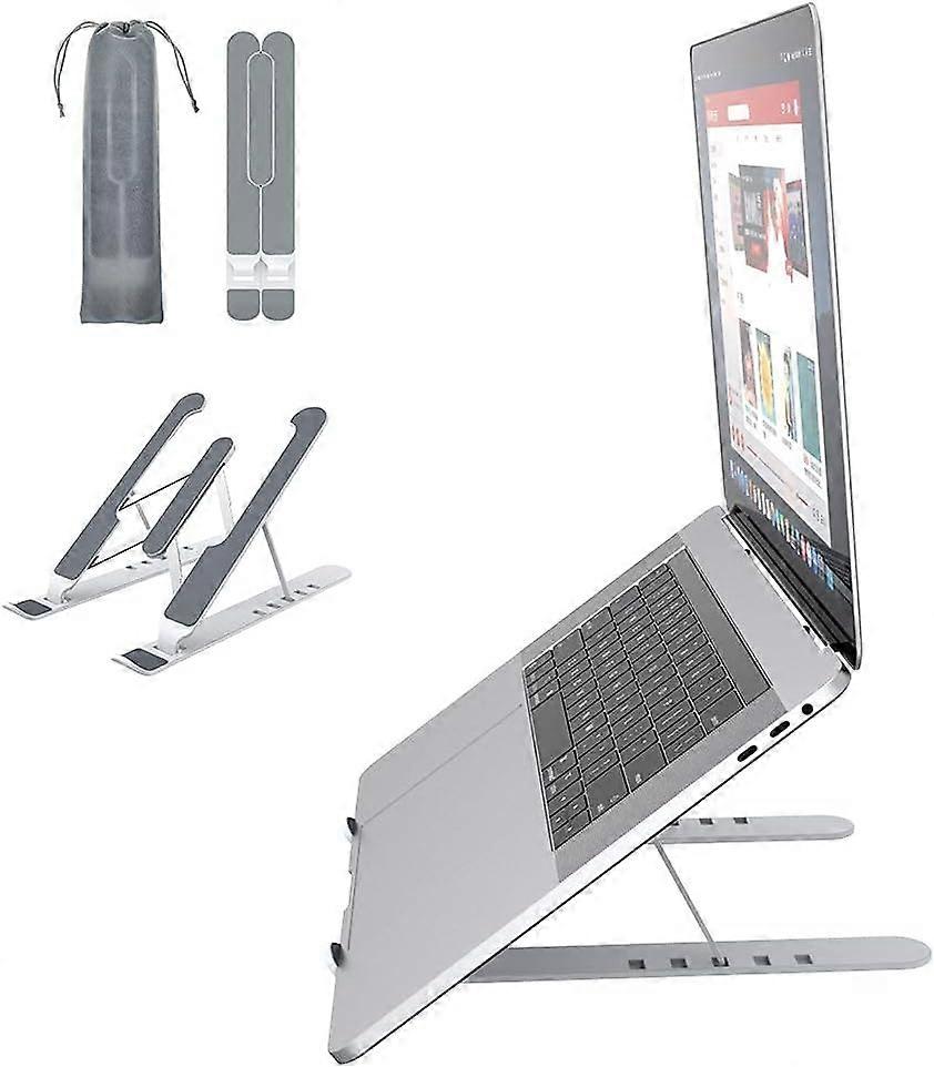 TECHNOLOGY. Laptop Stand, 6 Tier Adjustable Laptop Stand Ergonomic Lightweight Compatible with