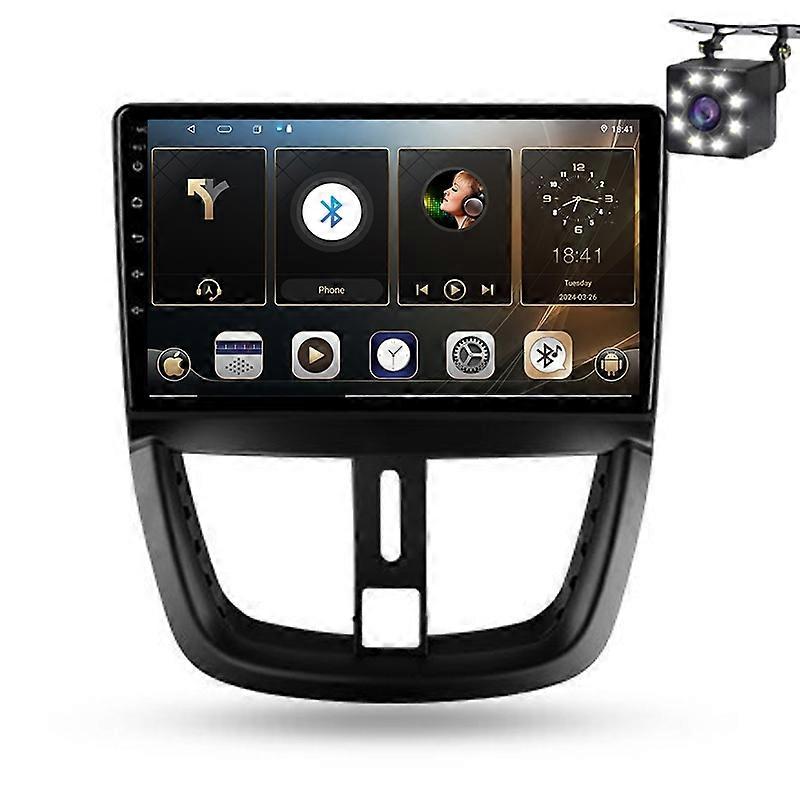 For Peugeot 207 207CC 2006 - 2015 Car Radio video players CarPlay Android Auto GPS 2din