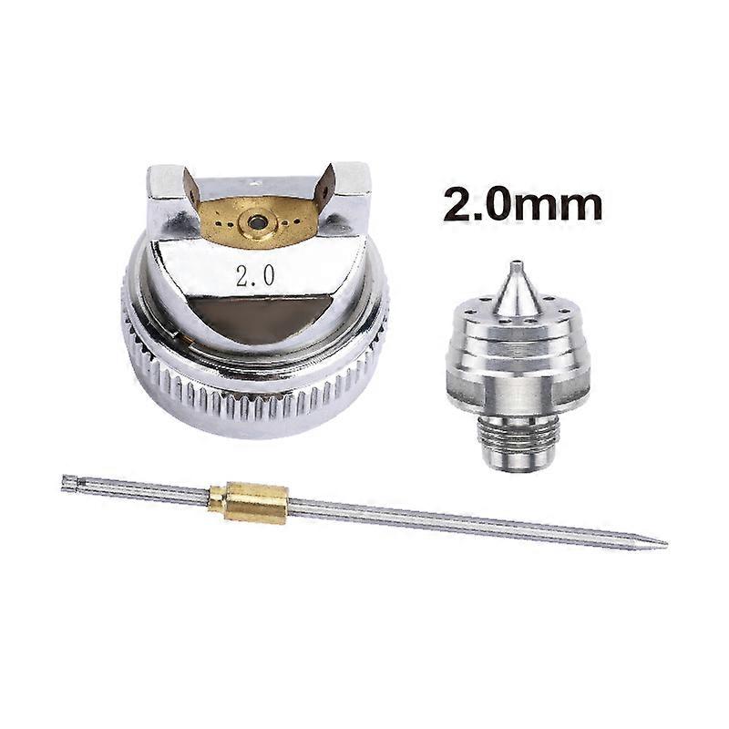 1.4mm 1.7mm 2.0mm HVLP Paint Spray Gun Nozzle Needle Cap Kit Pneumatic Tool For H-827 Airbrush