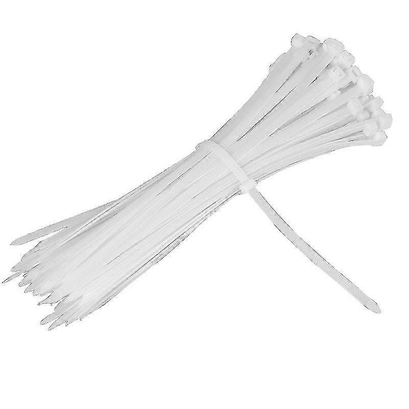 Starlight Nylon Cable Tie, Plastic Belt Self-locking Fixed Buckle Strap Buckle(135 Pcs, White)