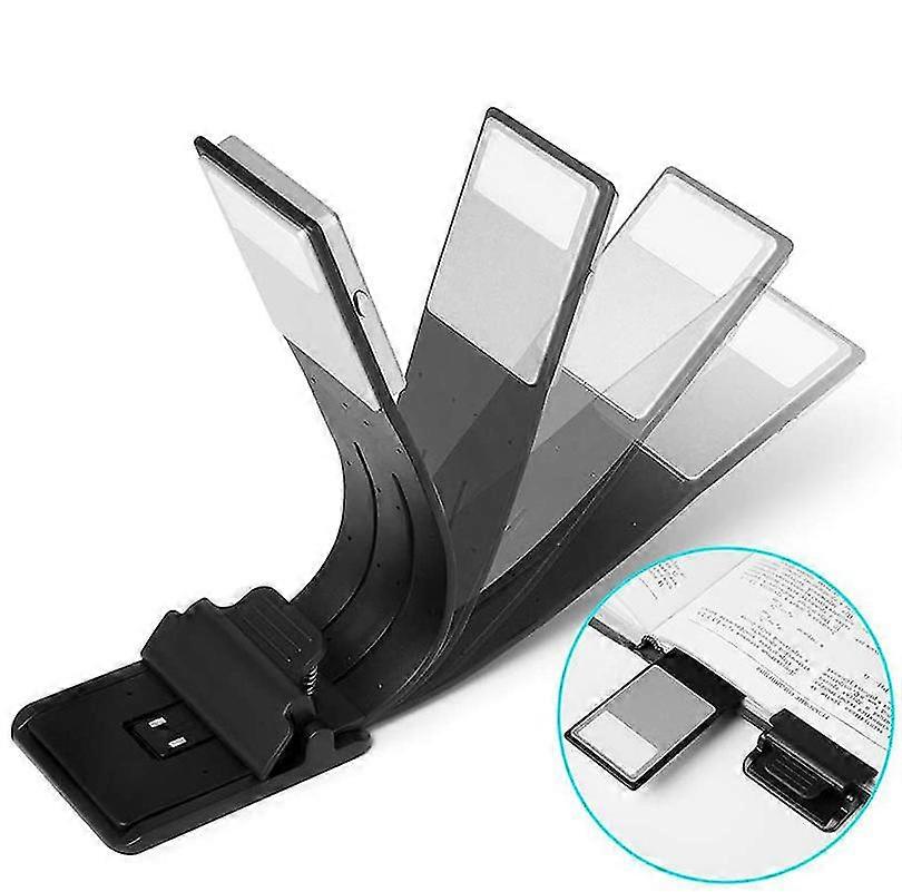 sunrain reading lamp book clamp led book lamp with clip and continuously dimmable brightness porta