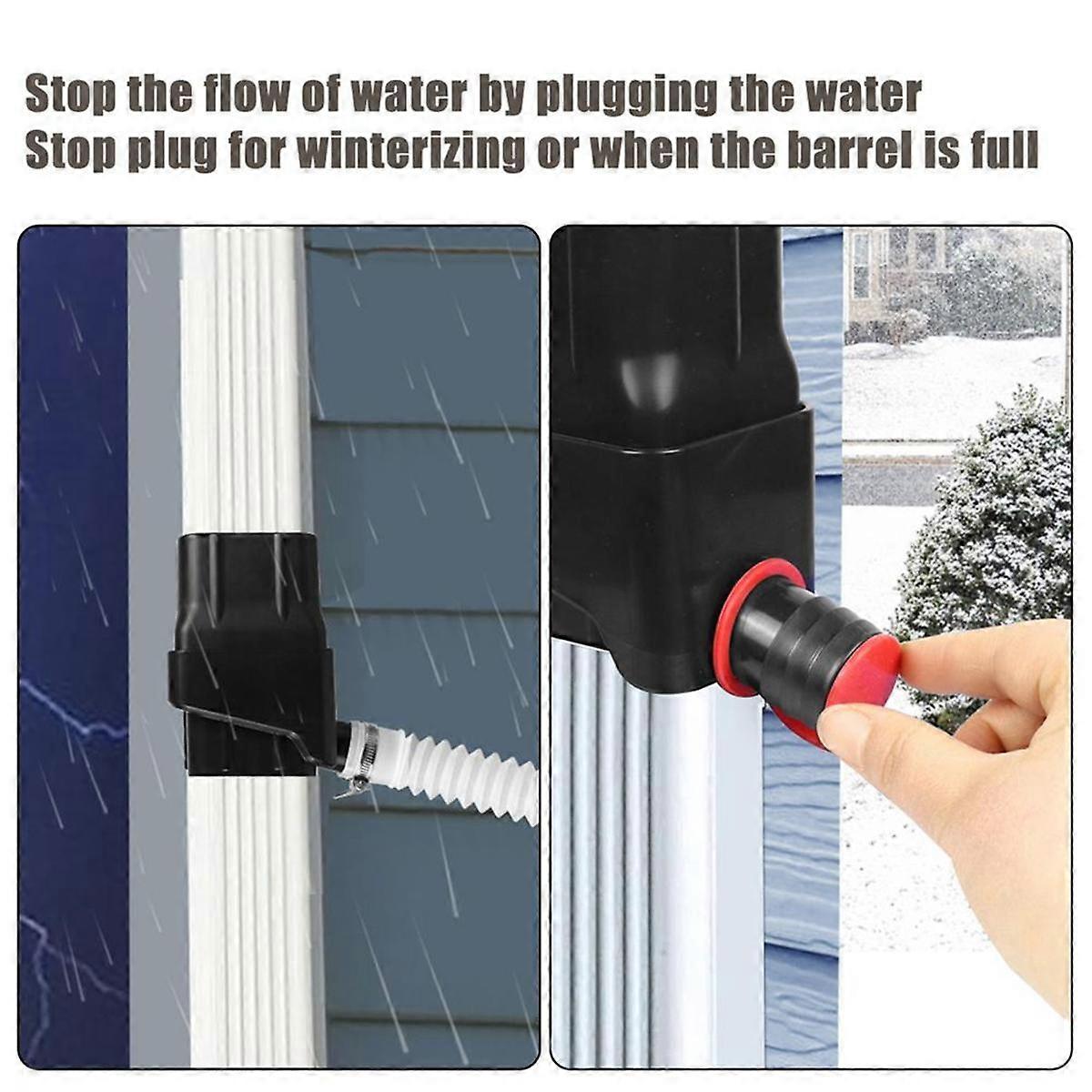 Rain Collection System Rain Water Collection Barrels Increase Water Storage Capacity Replacement Garden Rain Collector B