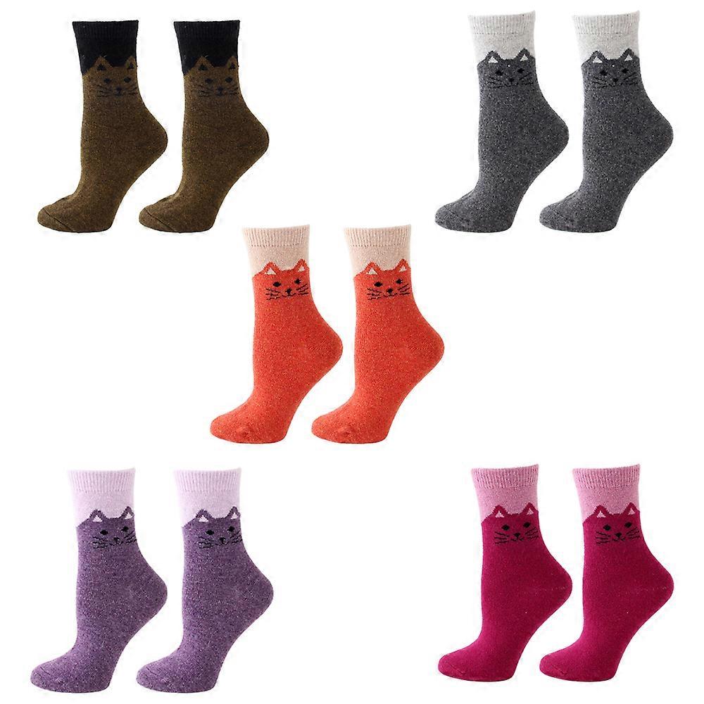 Wool socks retro warm winter socks chunky comfortable socks