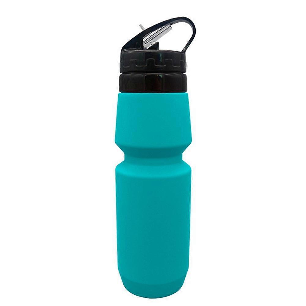 Collapsible Water Bottle, Premium & Silicone Foldable Hiking Water Bottles, & Reusable,Blue