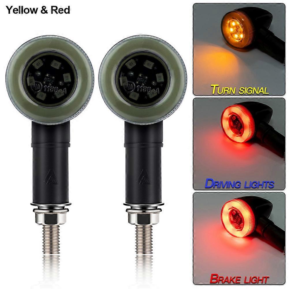 1PC Motorrad Blinker Lichter Fließende Blinker LED Blinker Warnblinker Blinker Blinker Amber Light Roller