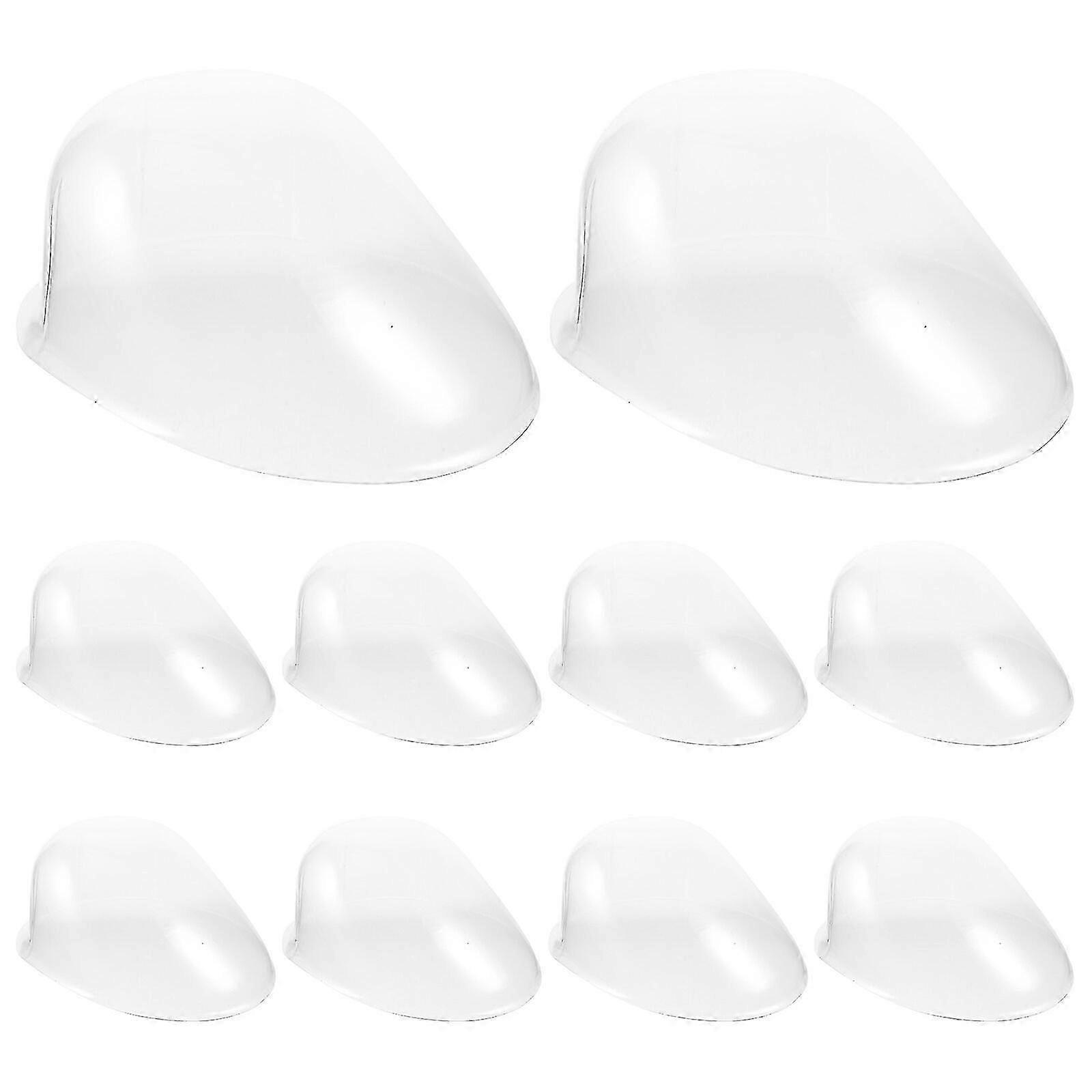 10pcs Peaked Cap Support Plastic Hat Shapers Transparent Hat Rack Hat Display Stand