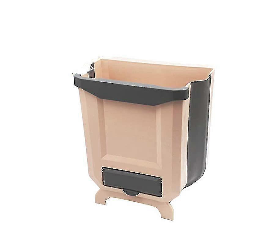 Trash Can Kitchen Wall Mounted Foldable Cabinet Door Hanging Trash Can