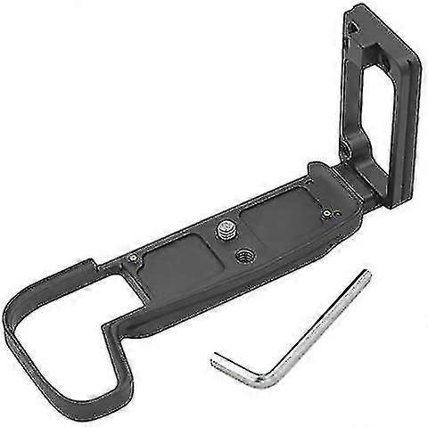 For Rp Vertical Quick Release L Plate Bracket Holder Hand Grip Base Handle Black