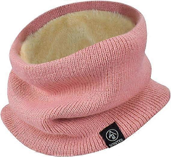 Fille D’hiver Tricoté Polaire Snood Écharpe Cache-Cou Coupe-Vent Extensible pour Femmes Hommes Sports En Course