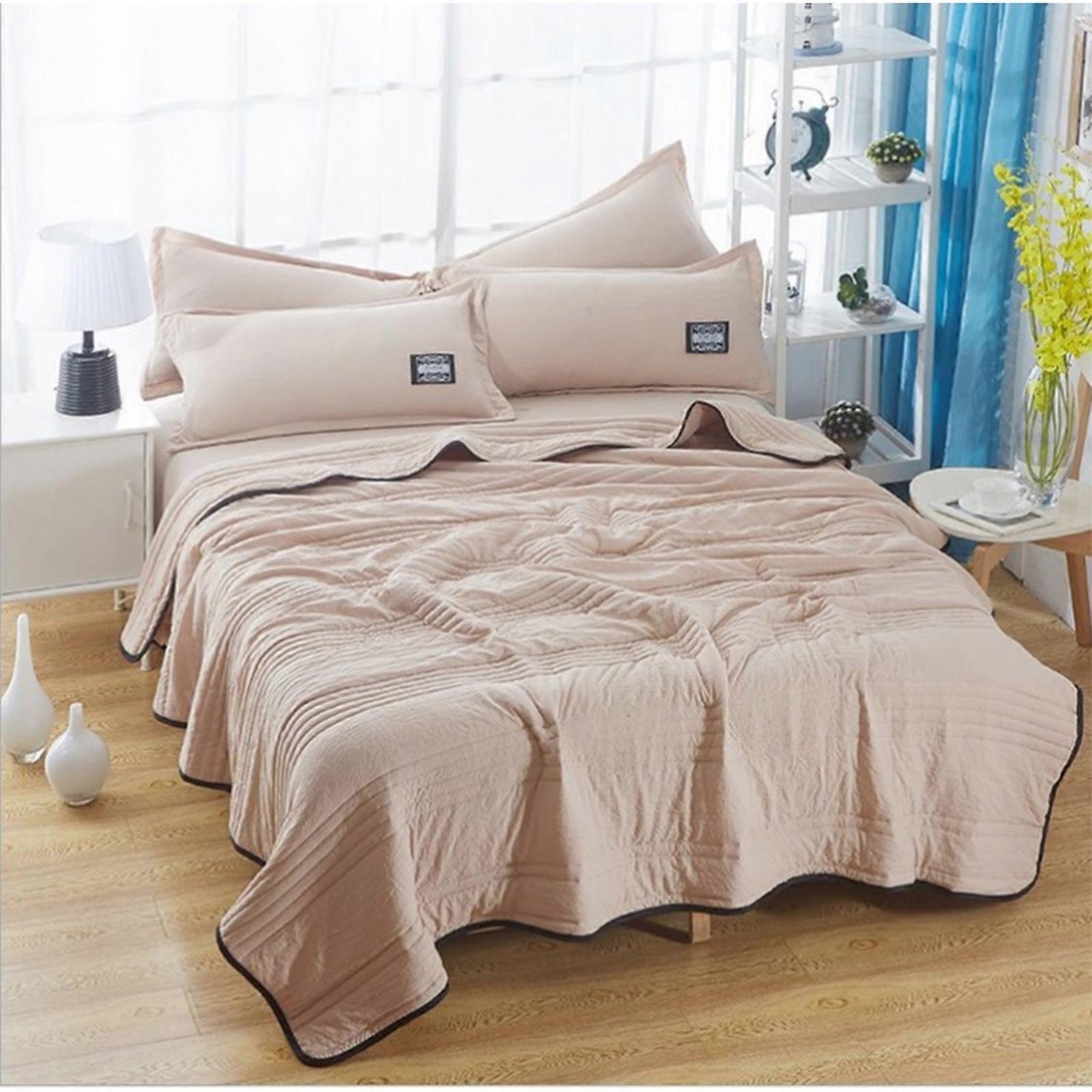 Conditioning Quilt Solid Color Cool Single Double Quilt Vacuum Solid Color Summer Cool Quilt FLYE240703