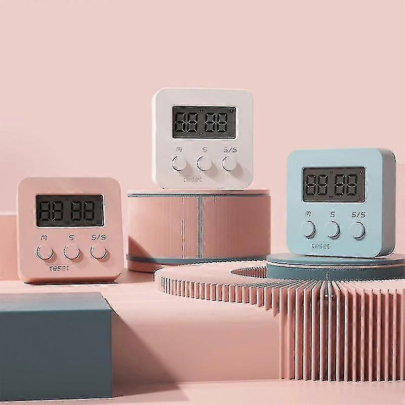 Minimalist Square Digital Kitchen Timer Countdown Time Management Alarm Clock