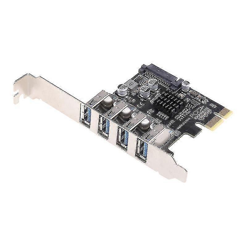 Professional 4 Port Pci-e To Usb 3.0 Hub Pci Express Expansion Card Adapter