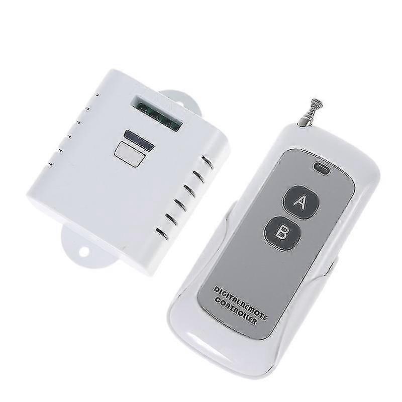 Wireless One Key Remote Control Switch Receiver Ac 85-250v Relay Transmitter