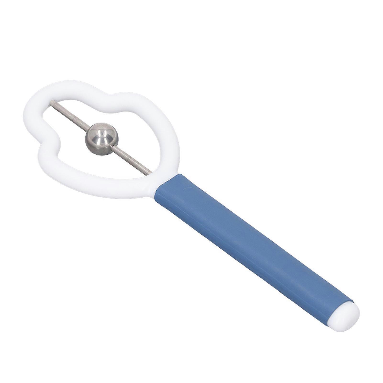 Gourd Shaped Tongue Tip Exerciser Professional Oral Muscle Strength Tongue Training Tool for Children Blue and White