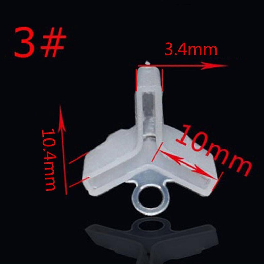 50pcs Durable Fishing Treble Hooks Covers for Case Bonnets Cap Protector Set New