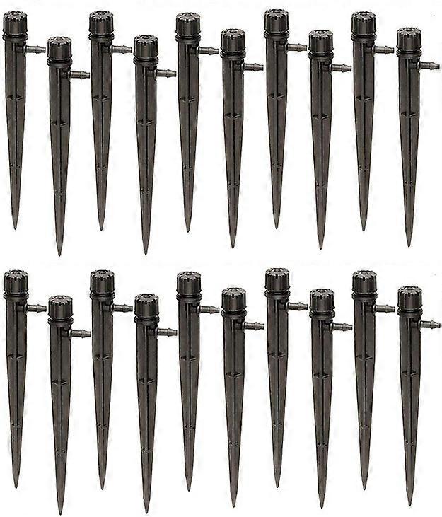 20pcs 8 Holes Button Drop Adjustable Flow Dripper Spray Dripped Integral Emitter Nozzle Sprinkle