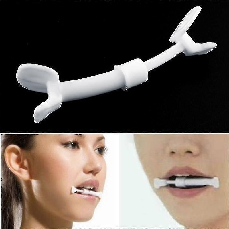 Facial Muscle Exerciser Slim Mouth Piece Toner Flex Face Smile Cheek Rilassato