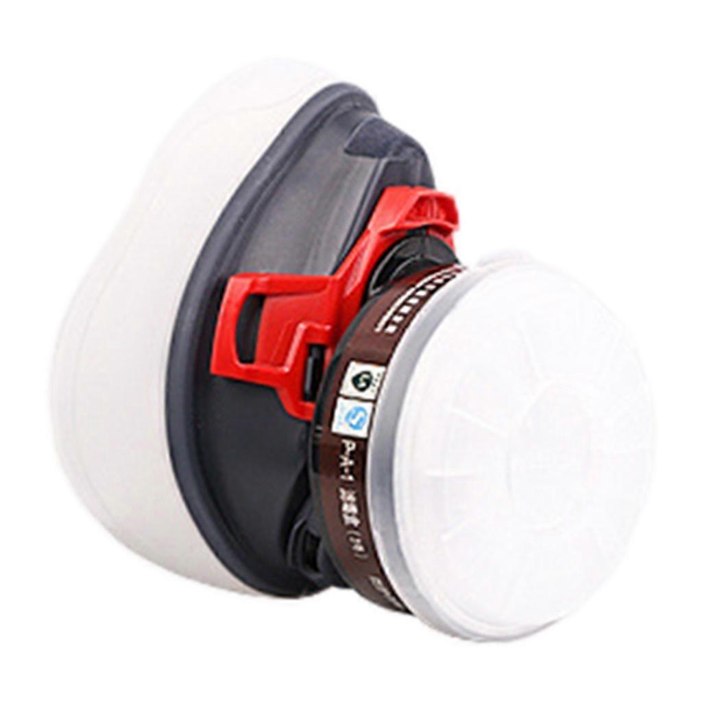 7PCS/Pack Adjustable Half Facepiece Set with Dual Filter System Easy to Breath
