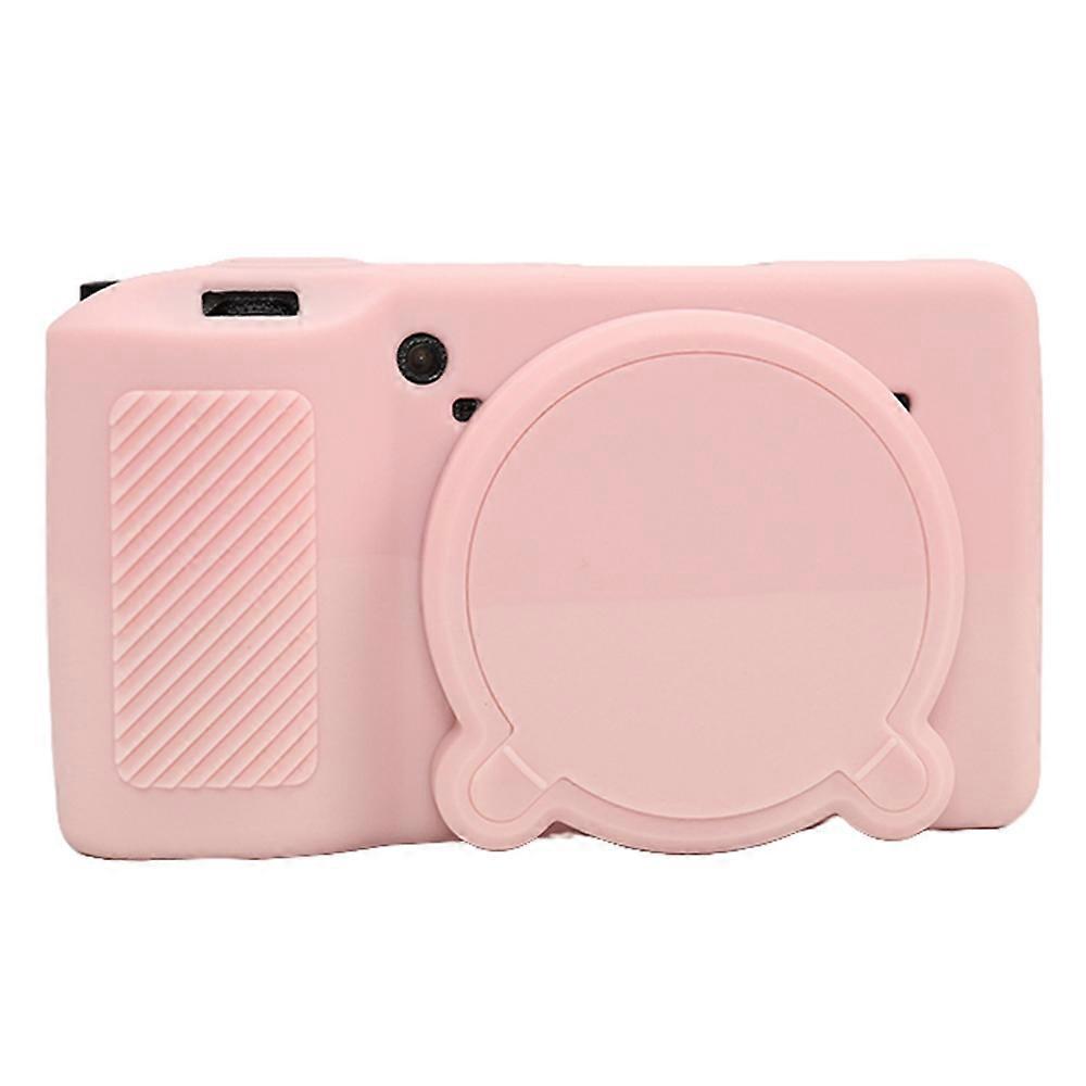 For Ricoh GR IIIx GR III Camera Cover Anti-Scratch Silicone Protective Case - Smoky Pink