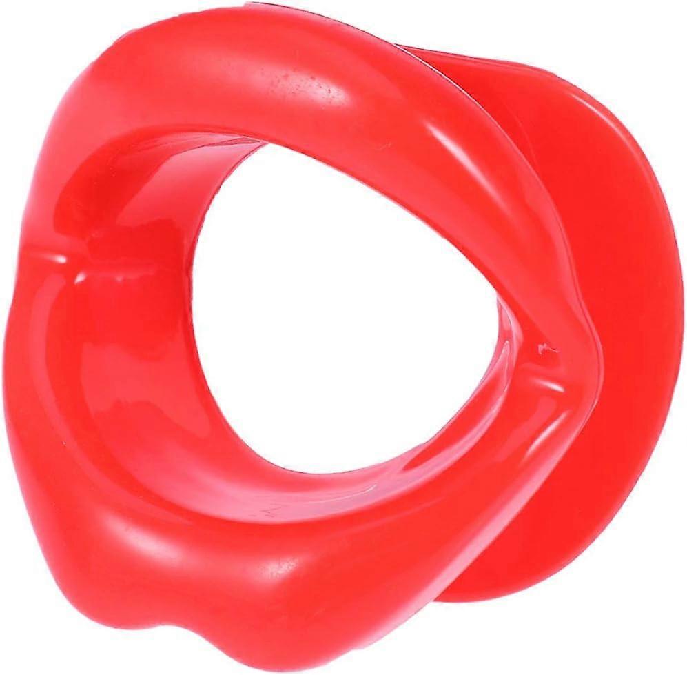 Face Slim Exerciser Silicone Mouth Muscle Trainer Face Exerciser Red Lips