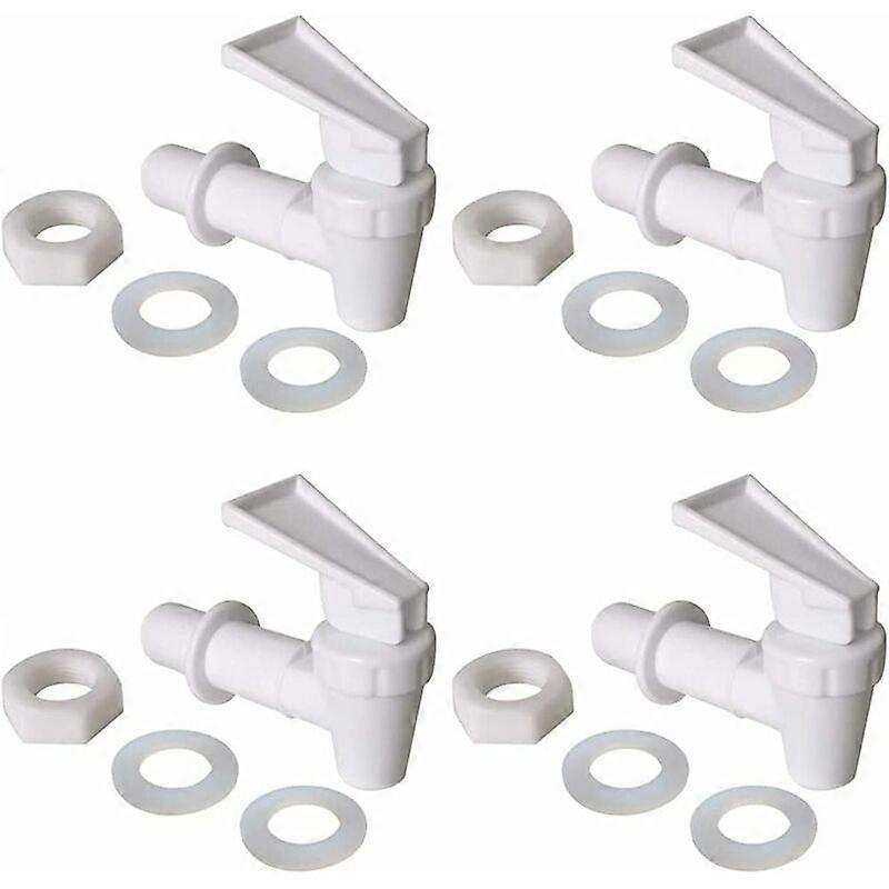 Robinet de Refroidisseur d'eau, Robinet de Remplacement des distributeurs de Boissons, Robinet d'eau en Plastique,,4Pcs