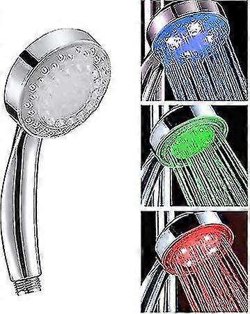 LED-Duschkopf mit 3-Farben-Temperatursensor