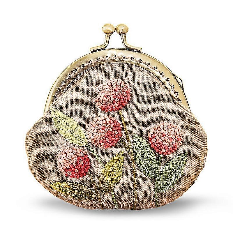 2023 New Embroidery Diy Handmade Materials, Purse Making Material Kit, Beginners' Fabric Embroidery For Adults, Multi Pattern