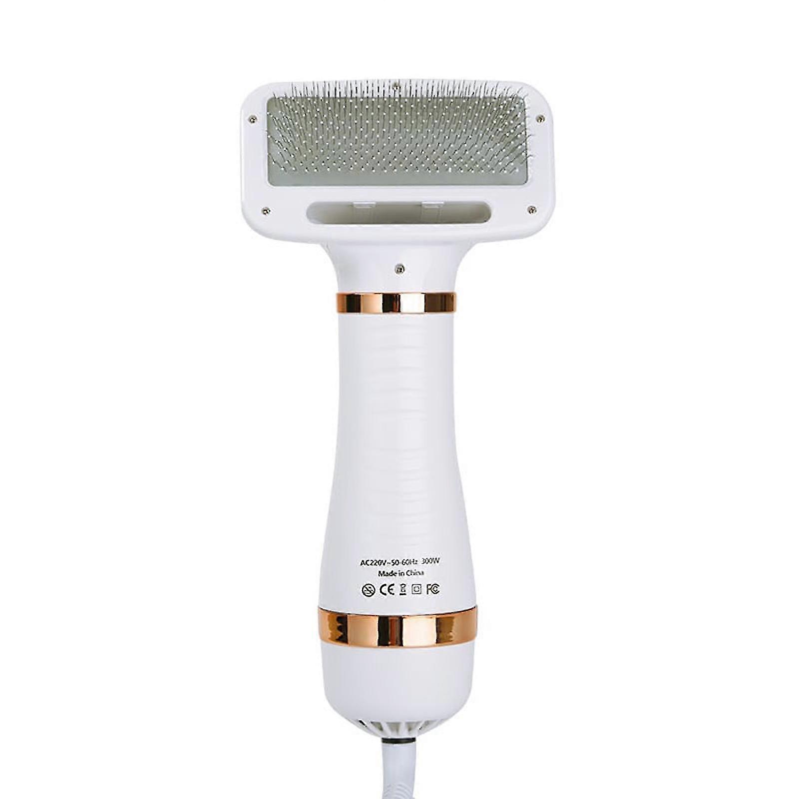 2 σε 1 πιστολάκι μαλλιών Pet Blower Slicker Brush Portable Grooming Warm 3 Modes Νέο