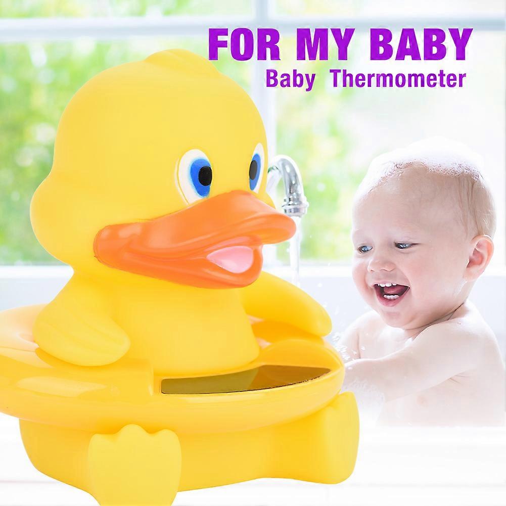 Baby Bath Thermometer Temperature Display Floating Cute Animal Thermometer Yellow Duck