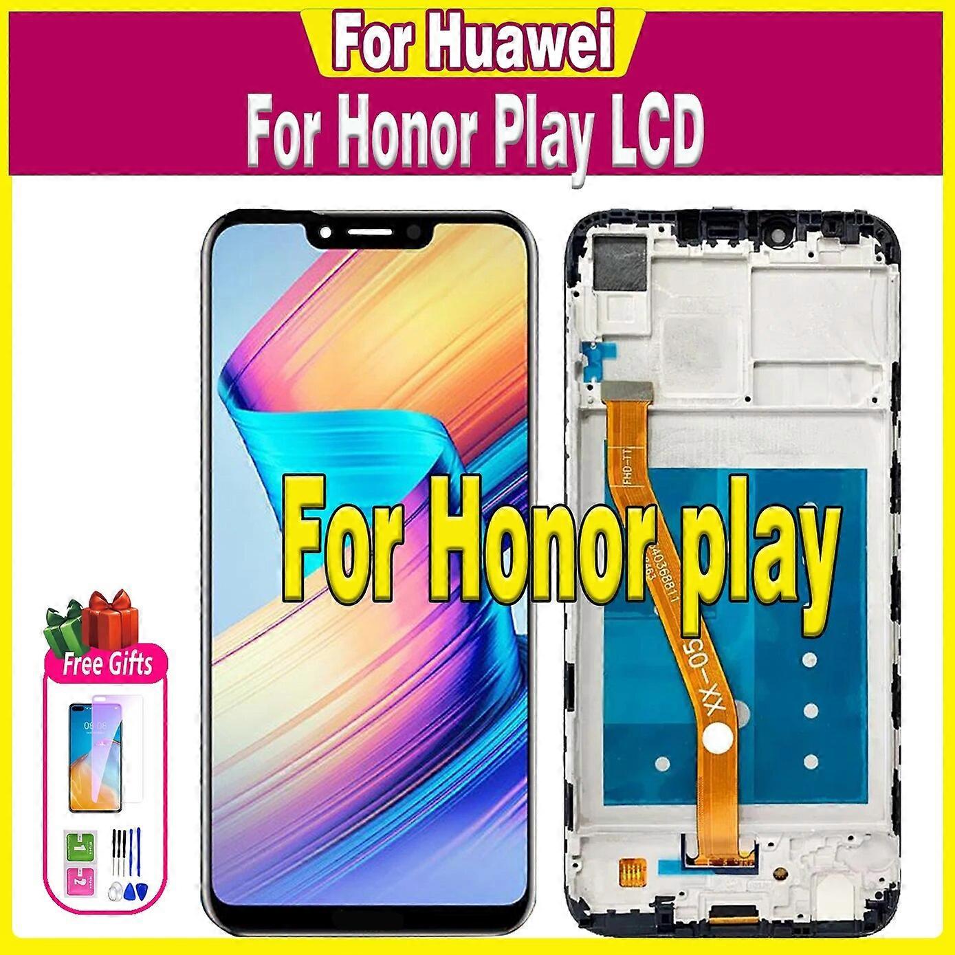 6.3" LCD For Honor Play LCD COR-L29 COR-L09 Display Touch Screen With Frame For Honor Play Replacement Panel Digitizer